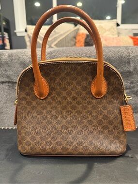 Vintage Celine Macadam Mini Dome Bag